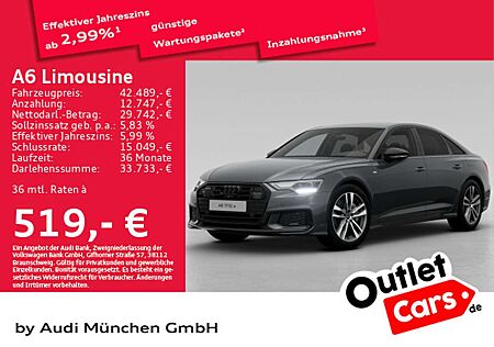 Audi A6 50 TFSI e qu. S line B&O/Virtual/GR