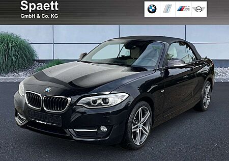 BMW 220 i Cabrio Sport Line Xenon RFK Navi Bus. USB