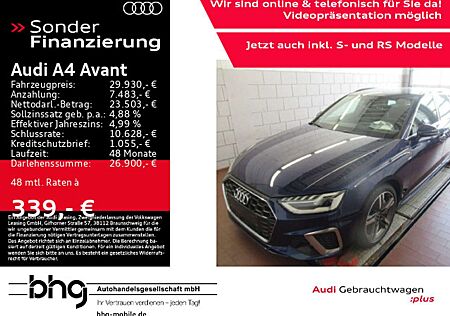 Audi A4 40 TDI quattro S tronic S line LED Pano