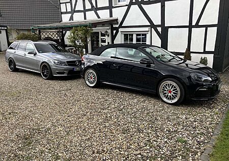 VW Golf Cabriolet Volkswagen R DSG mit 19' Tiefbettfelgen etc.