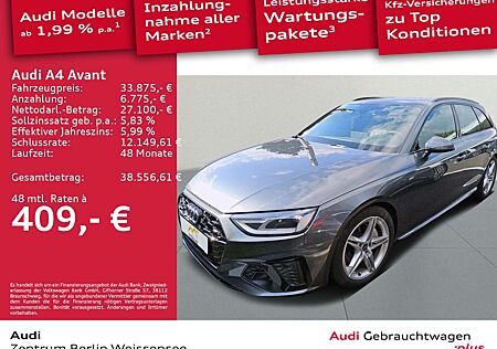 Audi A4 40 TDI S-TRO*S-LINE*LANE*ACC*NAVI*QUA**