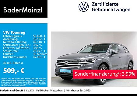 VW Touareg Volkswagen 3.0 TDI 4M AHK Luft Kamera LED Navi