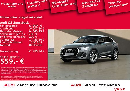 Audi Q3 S line 35 TFSI AHK LED virtual Spor