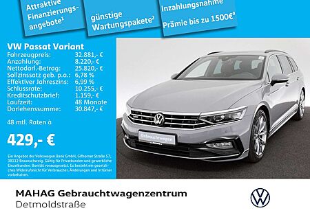 VW Passat Variant Volkswagen 2.0 TDI R line Sportp. AHK Leder