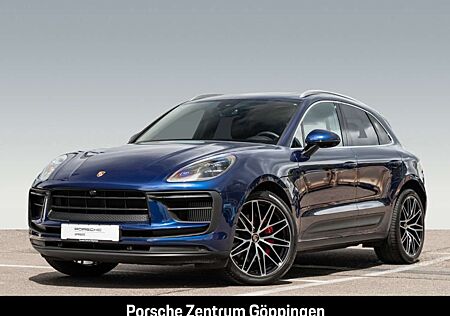 Porsche Macan S Enzianblau BOSE Sportabgas Panoramadach