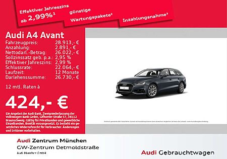 Audi A4 40 TFSI S tronic AHK/Navi+/LED
