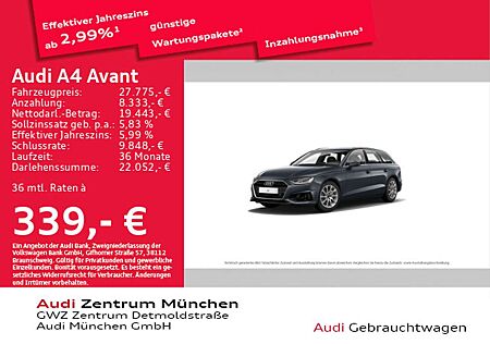 Audi A4 40 TFSI S tronic AHK/Navi+/LED