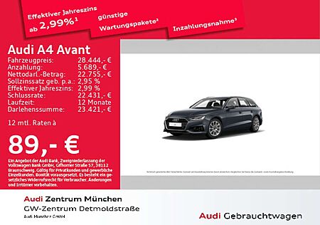 Audi A4 40 TFSI S tronic AHK/Navi+/LED