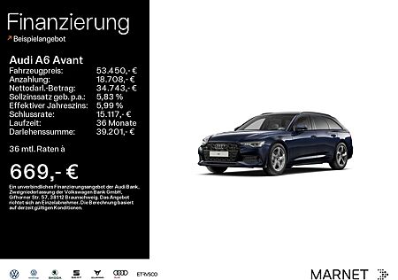 Audi A6 Sport advanced 45 TFSI*Navi*Matrix*HUD*