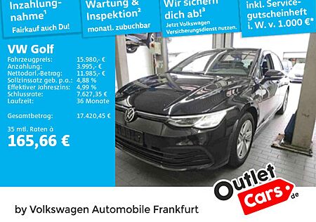 VW Golf Volkswagen VIII 1.5 TSI Life Navi LED LaneAssist Light