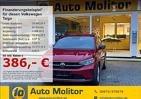 VW Taigo Volkswagen Goal Navi Digitales Cockpit LED ACC Apple CarPlay