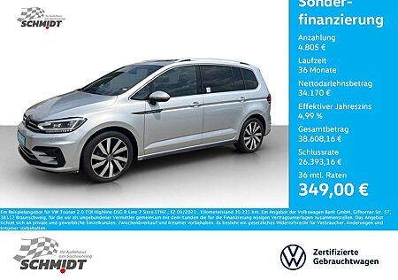 VW Touran Volkswagen 2.0 TDI Highline DSG R Line 7 Sitze STHZ