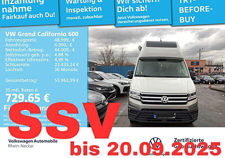 VW Grand California Volkswagen FWD DSG LED Kamera Solar Ra