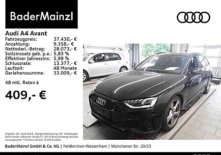 Audi A4 50 TDI quattro S line Navi Pano ACC LED