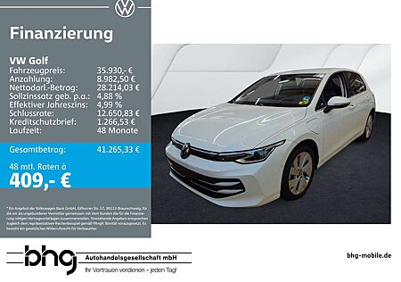 VW Golf Volkswagen 1.5 eHybrid OPF DSG Style Navi