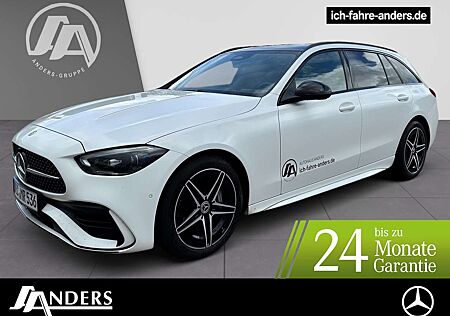 Mercedes-Benz C 220 d T +AMG+Pano+AHK+SHZ+KeyLess+PDC+Night+LM