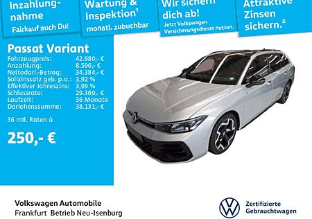 VW Passat Variant Volkswagen 2.0 TDI DSG R-Line Navi AHK IQ.LI