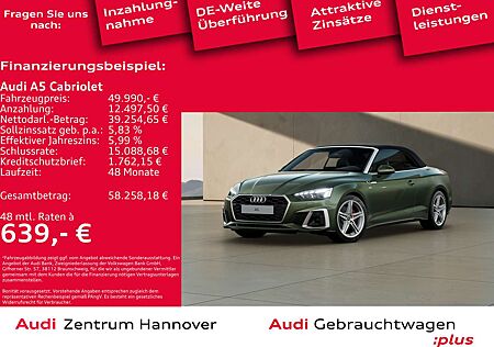 Audi A5 40 Cabriolet 2.0 TDI S line (M-H) (EURO 6e)