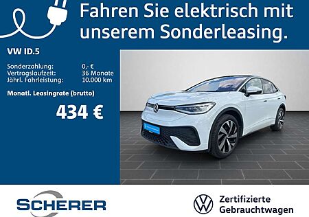VW ID.5 Volkswagen Pro 82kWh 5J Garantie 360° 20" ACC AHK HARM