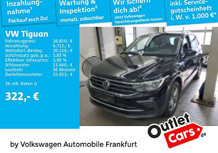 VW Tiguan Volkswagen 2.0 TDI DSG Life 4Motion Navi Klima LM-Fe