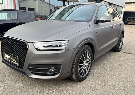 Audi Q3 2.0 TDI quattro S line Tüv neu foliert AHG