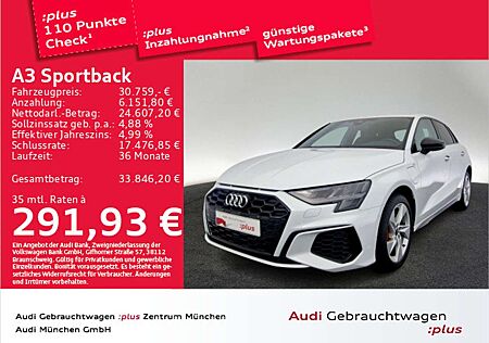 Audi A3 45 TFSI e S tronic S line Virtual/N