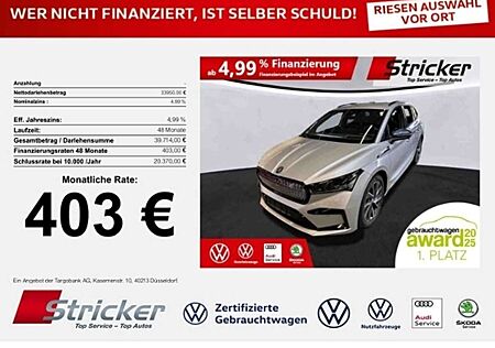 Skoda Enyaq iV Sportline 80X 403,-ohne Anzahlung AHK HUD Pump