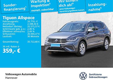 VW Tiguan Allspace gebraucht kaufen VW Tiguan Allspace Volkswagen 1.5 TSI DSG Life Navi ACC LED Di