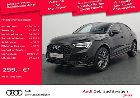 Audi Q3 Sportback 35 S line VIRT LED AHK KAM NAV S