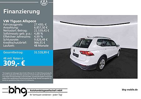 VW Tiguan Allspace Volkswagen 2.0 TDI SCR DSG Life