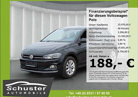 VW Polo Volkswagen VI Highline 1.0TSI*ACC Navi SHZ PDCv+h Alu