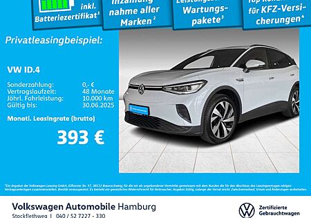 VW ID.4 Volkswagen Pro Performance Navi Wärmep. AHK 360°Kamera