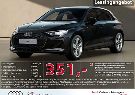 Audi A3 Sportback 30 TDI NAVI+ LED AHK 17" Advanced