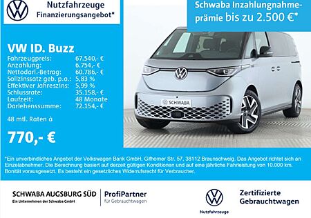 VW ID.BUZZ Volkswagen ID. Buzz Pro *LR 7- sitzer*AHK*ACC*PANO*NAVI*20*