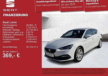 Seat Leon Style Edition 1.5 eTSI DSG LED NAVI KEYLESS
