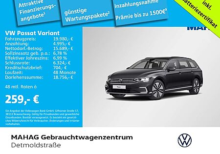 VW Passat Variant Volkswagen GTE 1.4 TSI eHybrid LED Navi Rear