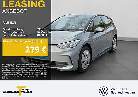 VW ID.3 Volkswagen PRO KAMERA LM18 ACC NAVI