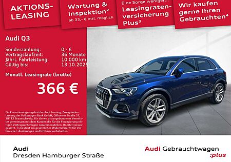 Audi Q3 40 TDI advanced quattro Matrix Navi Pano AHZV
