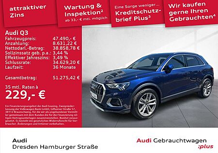 Audi Q3 40 TDI advanced quattro Matrix Navi Pano AHZV