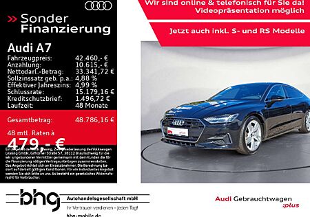 Audi A7 45 TFSI quattro S tronic Pano S-Line Matrix