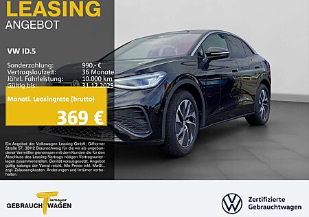 VW ID.5 Volkswagen Pro 210kW ASSIST WÄRMEP AERAVIEW