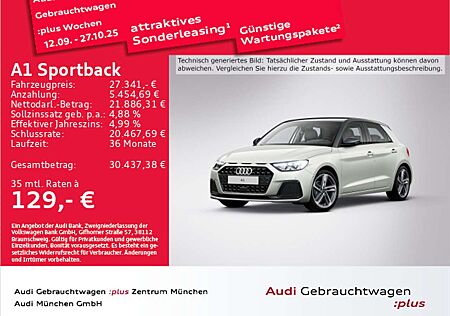 Audi A1 30 TFSI S tronic advanced Virtual/L