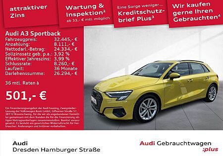 Audi A3 30 TDI advanced LED Navi