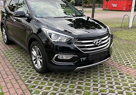 Hyundai Santa Fe blue 2.2 CRDI 4WD Automatik Premium