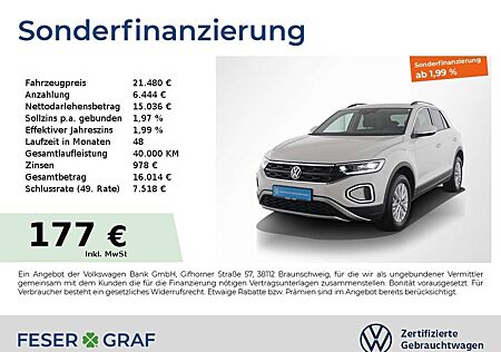 VW T-Roc Volkswagen 1.0 TSI Life LED-Plus/Discover Media Navi