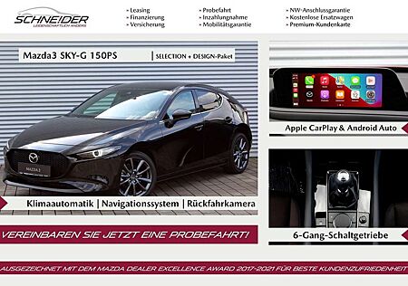 Mazda 3 e-Sky-G 150 Selection Design-Paket M+S