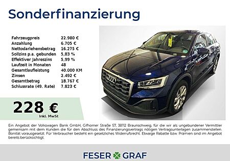 Audi Q2 35 TFSI S tronic Sitzheizung/Rückfahrkamera/Naviga