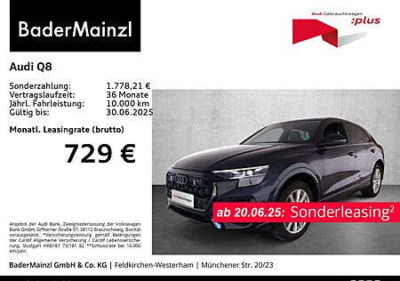 Audi Q8 55 TFSIe quattro AHK Matrix HUD 360° Luft ACC