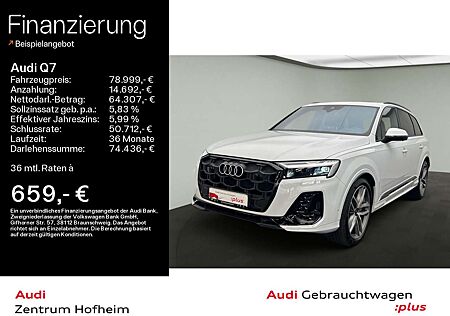 Audi Q7 55 TFSIe qu S line tip*B&O*HUD*Pano*Matrix*Vi