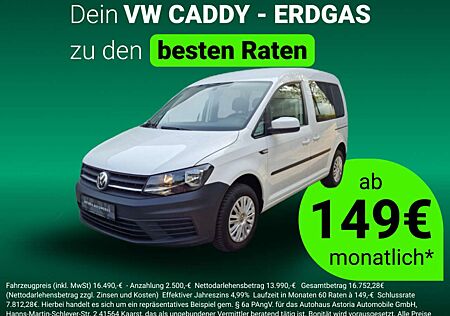 VW Caddy Volkswagen Trendline AHK Klima BT ERDGAS BENZIN